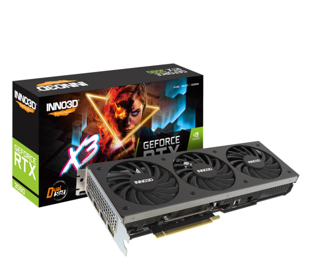 INNO3D GeForce RTX 3080 X3 OC LHR 10GB GDDR6X - 662576 - zdjęcie